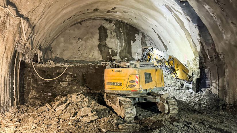 Tunel Okruhliak na R4 je uz takmer polovicne vyrazeny