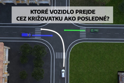 Jednoducha krizovatka jasne pravidla Viete kto ide posledny