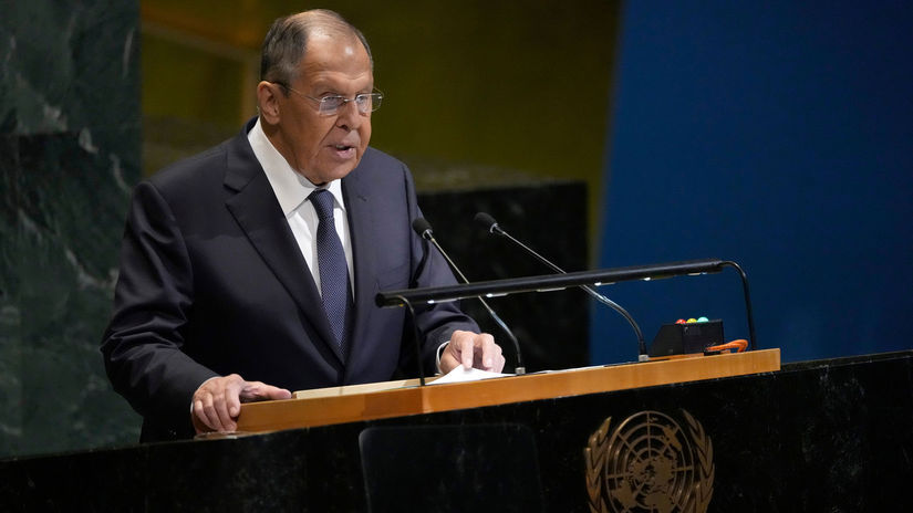 Lavrov v OSN Na agresiu proti Rusku odpovieme rozhodne