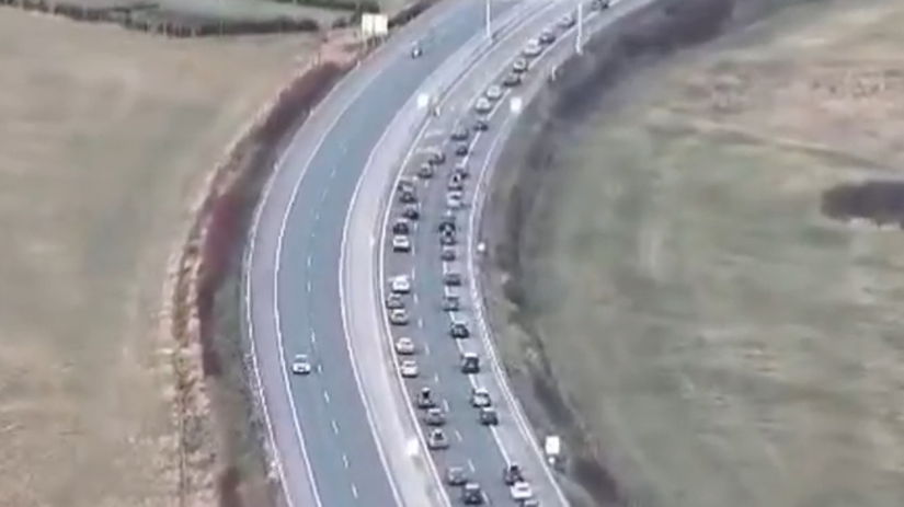 VIDEO Dopravny uzol Tunel Visnove vyprazdnil cestu pod Strecnom ale zapchal vyjazd z dialnice