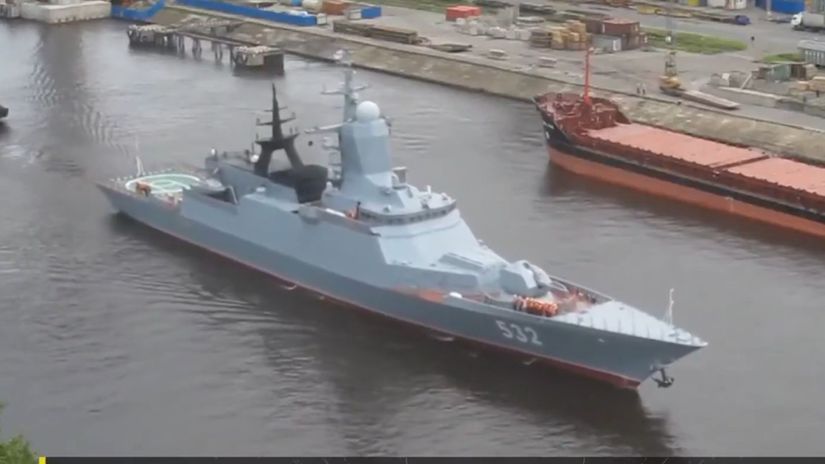 Nielen Petrohrad Koliska ruskeho namornictva utrpela tvrdy uder video ukazuje drsnu devastaciu raketovej korvety