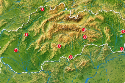 KVIZ Milujete Slovensko Potom bude tato mapa pre vas hrackou Slovensko Cestovanie